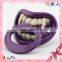 baby nipple 2015 China supplier hot design eco-friendly silicone pacifier vampire custom design pacifier