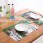 2016 Hot sale OEM 3d table mat Customizable cute puppy home friends PP placemat coaster pattern