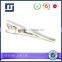 2016 Stainless Steel Silver Plating Brushed Blank Tie Clips