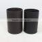 Round Faux Leather Waste Can,waste Basket With Metal Liner
