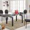 8 Seater Tempered Glass Retractable Dining Table