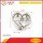 Double Hearts metal lapel pin badge maker