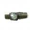 Top plastic buckle 550 survival paracord bracelet with compass