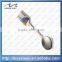 custom food grade zinc alloy silver 3D spoon