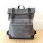 Waterproof Waxed Canvas Backpack With Custom Design Logo
