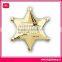 high quality metal corps badge,cheap bodyguard badges