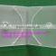 pp cd Box Clear Double Line Corner-10mm