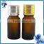 China supplier wholesale empty amber glass bottle 30ml