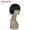 New style wholesale cheap price remy indian human hair short bob full lace wig with bangs for black women