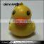 Hot sale plush smart yellow and blue duck shaped keychain with lighter