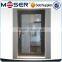 Thermal break aluminum double glazed outward opening window