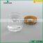 15ml cream glass jar with aluminum cap