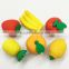 Eraser toy vegetables & Fruits wholesale