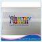 PVC white gloss sticker label