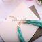 2016 Fashion European Pashmina Fluorochromatic Necklace Handmade Knot Short Necklace for Women Girls//