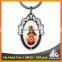 Best selling Europe religious jesus father printable gold Christian keychains