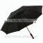 27''*8K black quality two folding golf umbrella