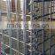 warehouse storage cage galvanized wire mesh heavy duty cage stackable container factory supplier