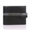 Genuine men's leather wallet t with coin bit stud tab closure wallet