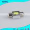 36mm 6-SMD 1.5" Canbus Error Free Dome Light LED Bulbs 6411 6418 C5W - White