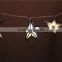 Indoor and Outdoor decorative Exquisite Golden Pentagram Star Christmas LED String Light
