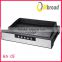 digital temperature control Die casting aluminum electric grill maker machine with glass lid