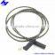 Headphone audio extension cable from 2.5mm female socket connectors to 3.5mm male plug