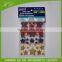 self-adhesive die cut colorful glitter eva custom stickers alphabet letter