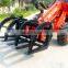 4wd articulated hydraulic wheel loader with heavy duty axle