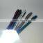 Two sides ball pen with cap 1 side is ball pen 1 side is LED light