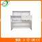 White UV Coated Table Exhibition MDF Painted Checkout Counter