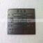 Stainless steel etched nameplates(factory)