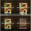 Custom size crystal acrylic display food menue
