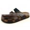 Uniseason High Quality Handsome Design Cork Material Flat Sandals Men