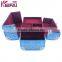 Buy Wholesale Direct From China Double Open Blue Aluminum Beauty Case With 4 Trays