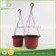 plastic flower hanging flower pots vertical garden pots