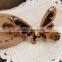 MYLOVE brown butterfly barrette women hair clip