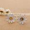 925 sterling solid silver leaf branch earring stud fashion women earring DIY jewelry 6730607