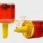 Cheap Solar Powered Amber Flashing Light for Road Construction Police Light