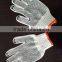 Knitted Cotton Gloves With PVC Dotted On Palm