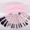 23pcs Full Set Pink Cosmetic Tool Makeup Brushes Wholesale