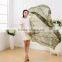Silk scarf of solid dying 100% silk women's sun protection scarf