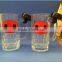 18 ounce clear beer glass mug with handle for drinking