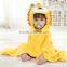 Animal leopar fretted printed bathrobe for kids
