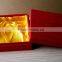 Simple design red color award boxes made in Vietnam