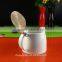 wholesale Custom logo large white ceramic water teapot warmer