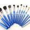 15pcs cheap good quality complete makeup set brushes