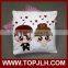 Hot Sale Custom Printed Plain Cotton Pillow Covers