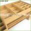 Bamboo Office Supplies Organizer Caddy for Note Pad, File Holder Homex-BSCI Factory
