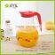 wholsale plastic cold water kettle with lid juice /tea bottle